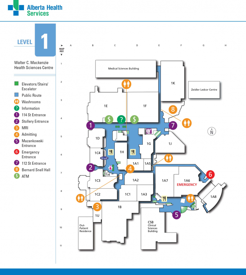 Straub Hospital Map   Hf Uah Map 1 800x895 