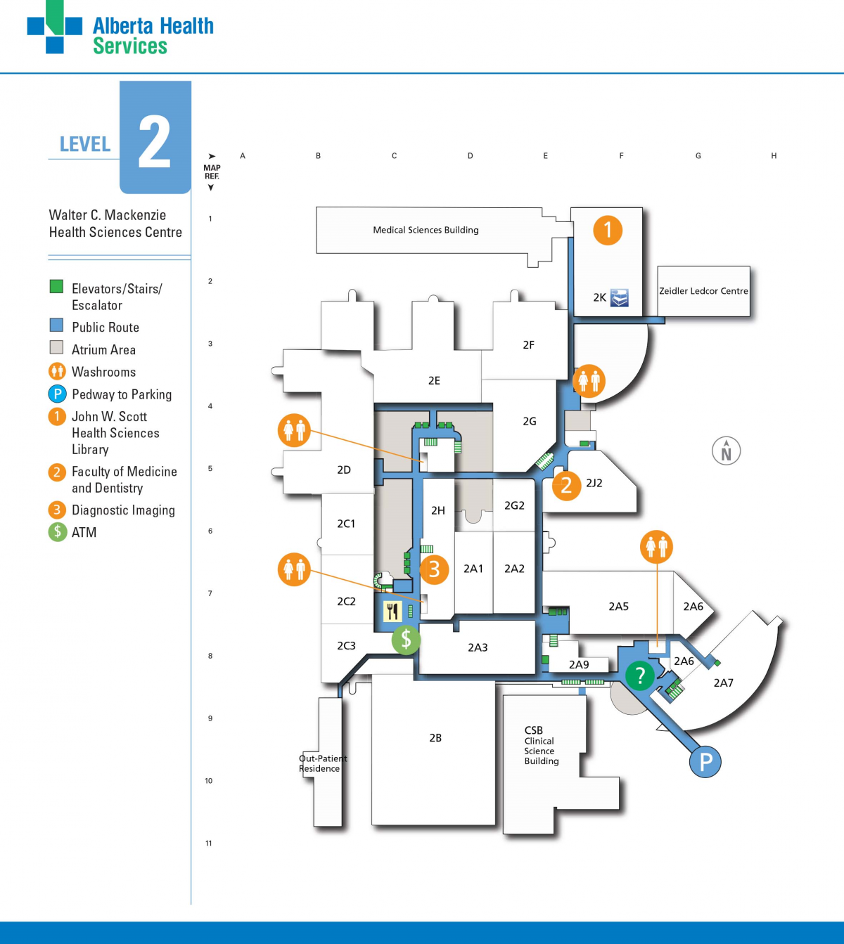 Map of The Stollery Children’s Hospital - Neurosurgery Kids Fund