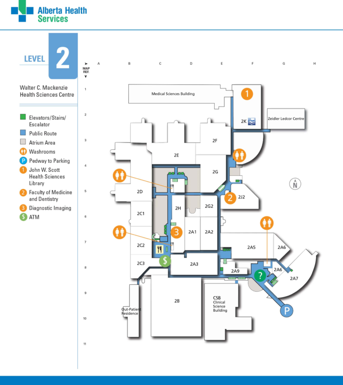 Map of The Stollery Children’s Hospital - Neurosurgery Kids Fund