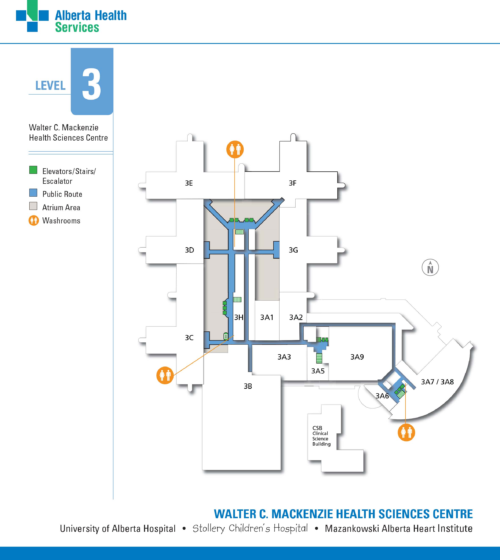 Map Of The Stollery Children’s Hospital - Neurosurgery Kids Fund