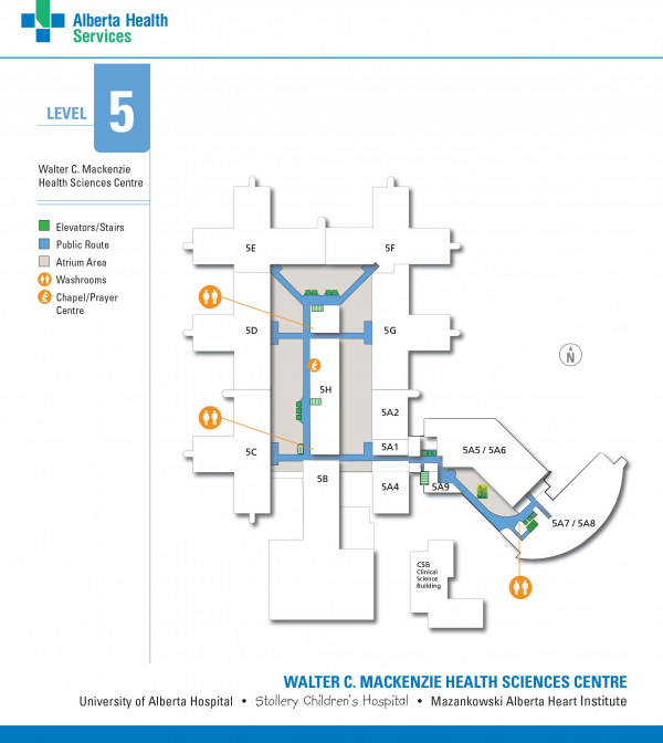 Map Of The Stollery Children’s Hospital - Neurosurgery Kids Fund